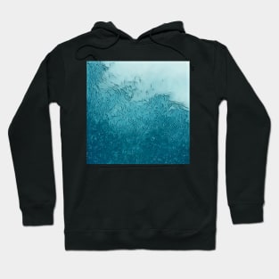 Blue-green gradient art Hoodie